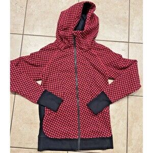 Lululemon Hoodie Womens 6 Scuba Pink III Deep Dive Berry Rumble Full Zip Winter